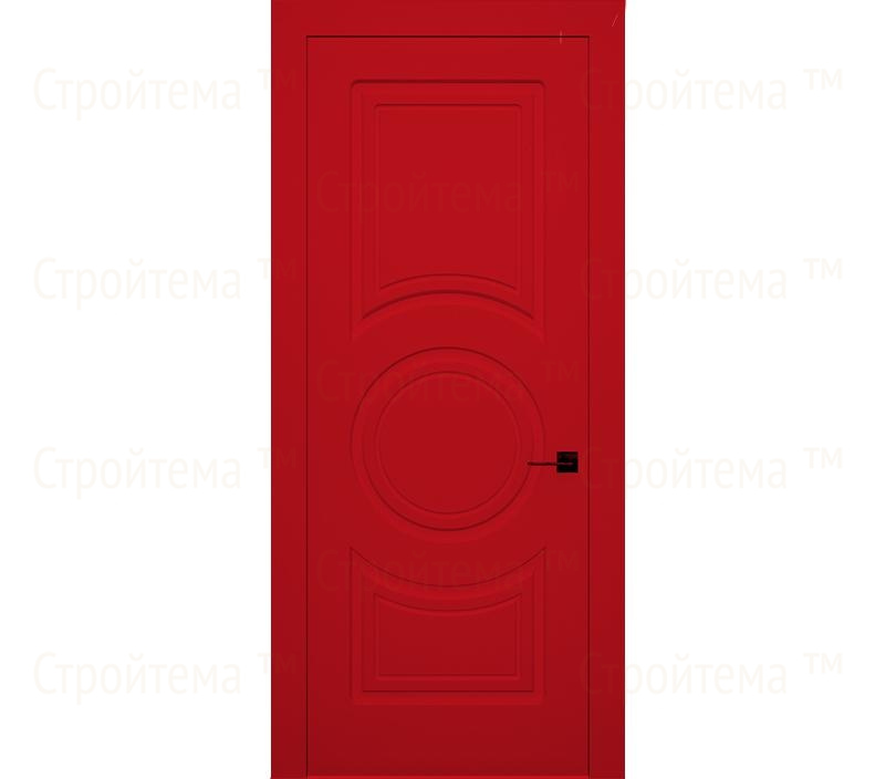Дверь межкомнатная глухая Милан ДГ15 красная
