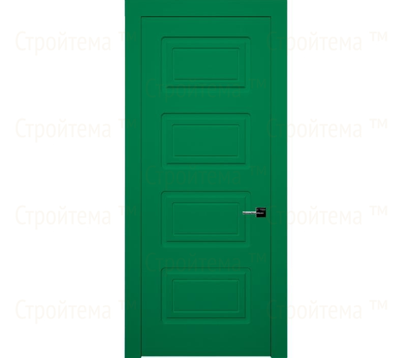 Дверь межкомнатная глухая Милан ДГ4 зеленая